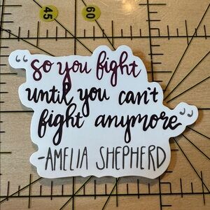 💜13/$13 +Bundle Sticker Sale | So you fight. Inspiration Waterproof Sticker